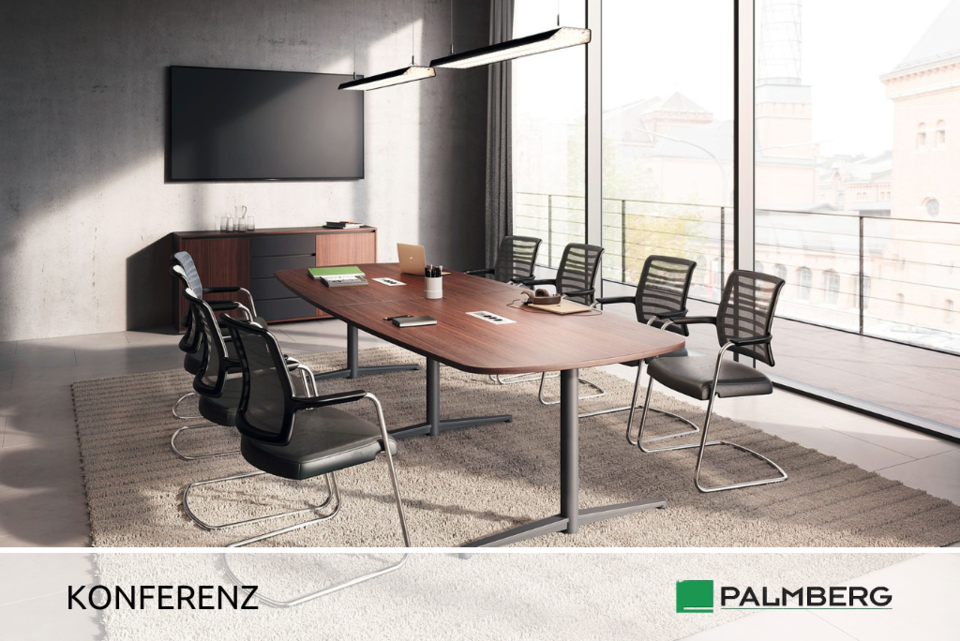 Tisch, Konferenztisch, Massiver Tisch Holz Dunkel, sitzplätz für 8 Personen