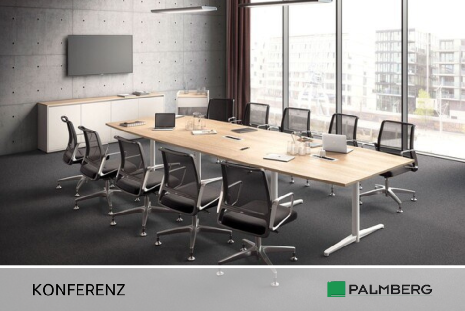 Tisch, Konferenztisch, Massiver Tisch Holz Hell, sitzplätz für 10 Personen