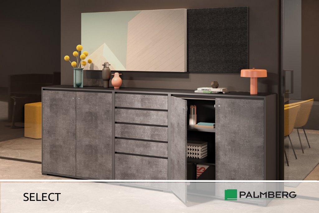 Foto des "Select" von Palmberg, ein Sideboard mit Schubladen und Türen