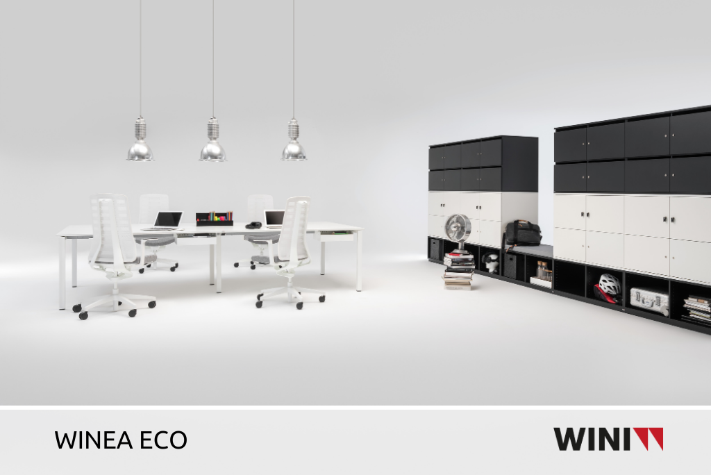 Foto: der Winea Eco in einer offenen, hellen Bürolandschaft